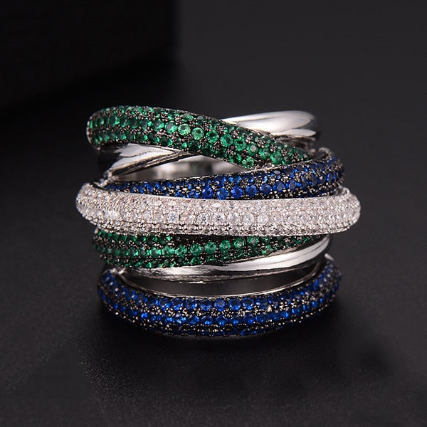 Stornfield | Monaco Design Luxury Statement Stackable Ring For Women
