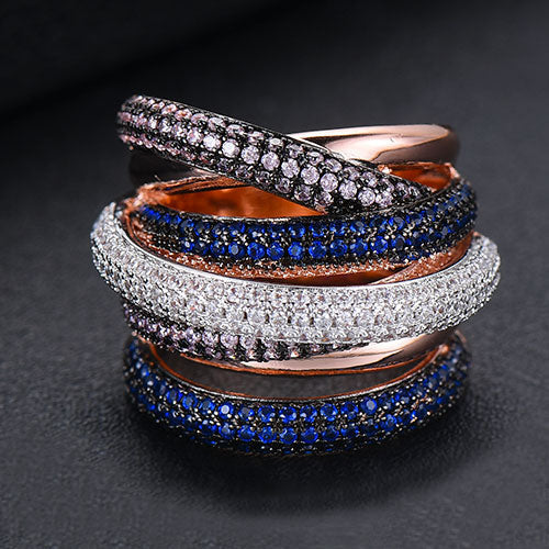 Stornfield | Monaco Design Luxury Statement Stackable Ring For Women