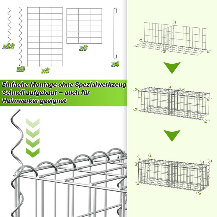 Gabions Gabion baskets Metal Galvanized Gabion fence | Stornfield