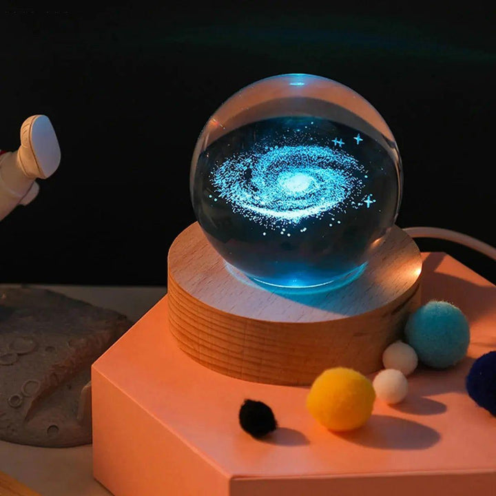 Galaxy Glow - Elegant Astronomy glowing crystal lights | Stornfield