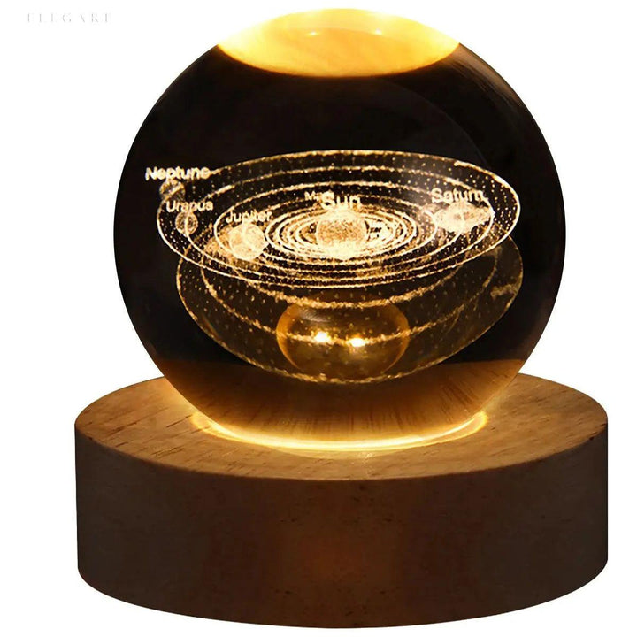 Galaxy Glow - Elegant Astronomy glowing crystal lights | Stornfield