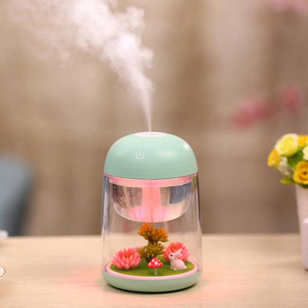 Garden Bunny Mushroom Humidifier Night Light | Stornfield
