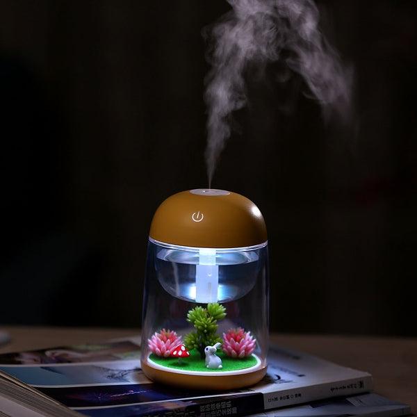 Garden Bunny Mushroom Humidifier Night Light | Stornfield