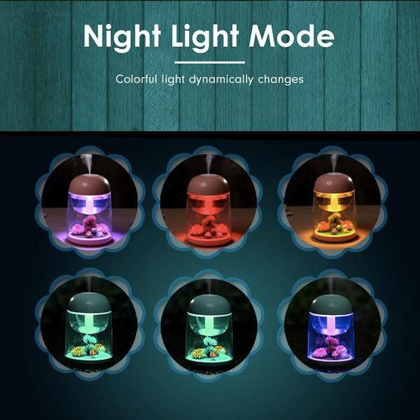 Garden Bunny Mushroom Humidifier Night Light | Stornfield