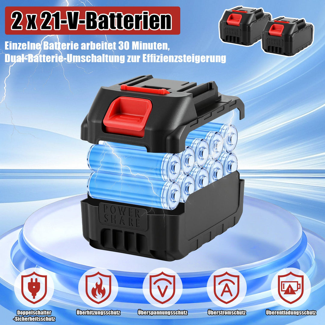 400W Battery Garden Tiller with 2 Batteries Portable | Stornfield