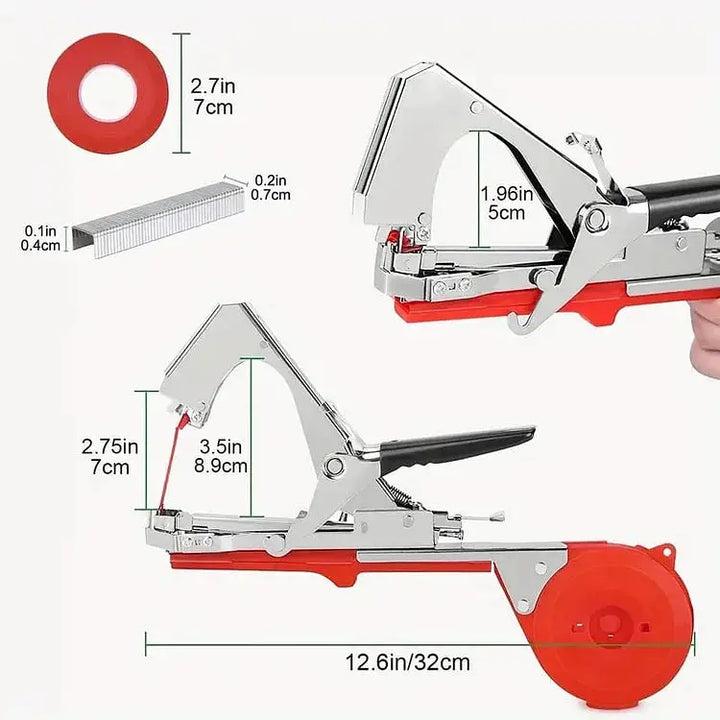 Stornfield | Garden Plant Tying Tool Set | 10 Rolls of Tape and 10,000 Staples