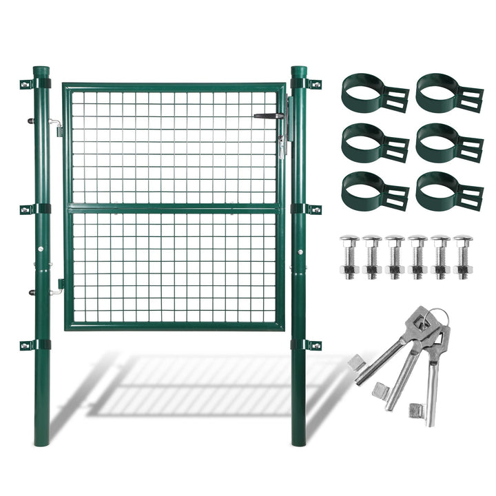 Garden gate Garden door Green Incl. lock | Stornfield