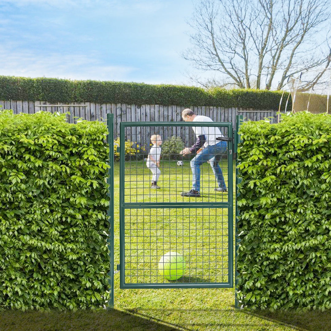 Garden gate Garden door Green Incl. lock | Stornfield