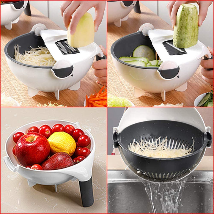 SlicePro Multifunctional Vegetable Slicer with Interchangeable Blades | Stornfield