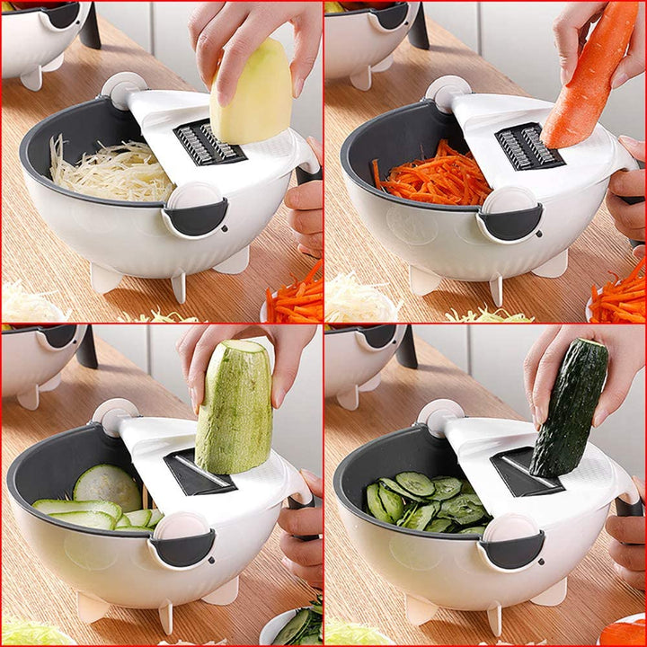 SlicePro Multifunctional Vegetable Slicer with Interchangeable Blades | Stornfield