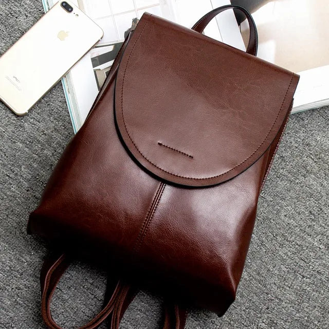 Stornfield | Trendy Leather Backpack for Women - Stylish, Versatile, and Durable