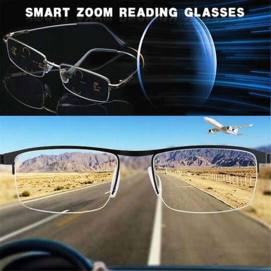 Progressive multifocal reading glasses with blue light filter | Stornfield