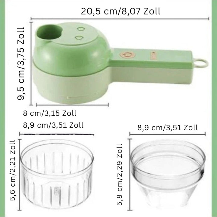 Stornfield 4-in-1 Manual Food Processor