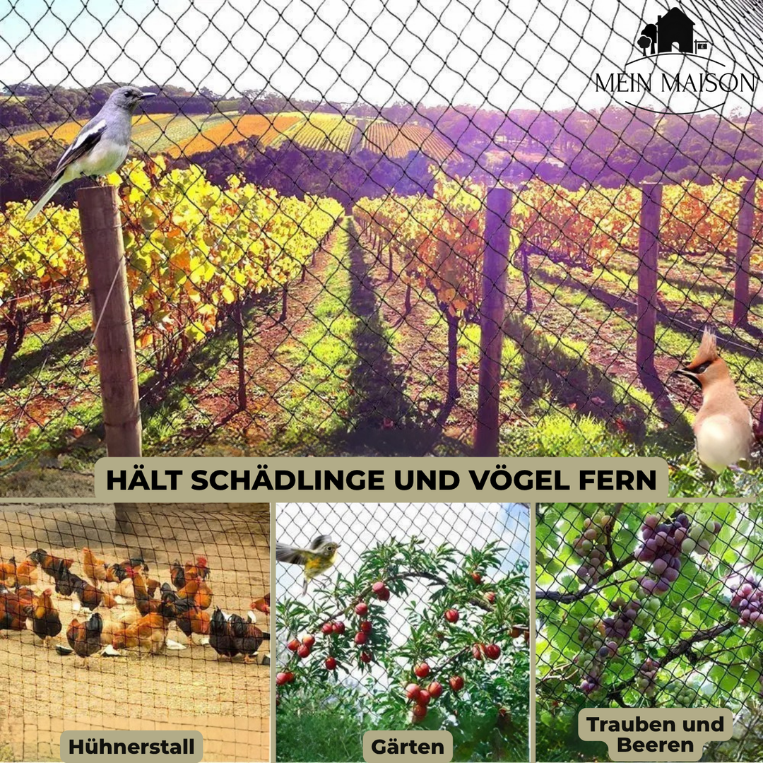 Stornfield | AgriNet Pro Garden Net UV-resistant Tearproof Versatile Plant Protection Custom sizes Available