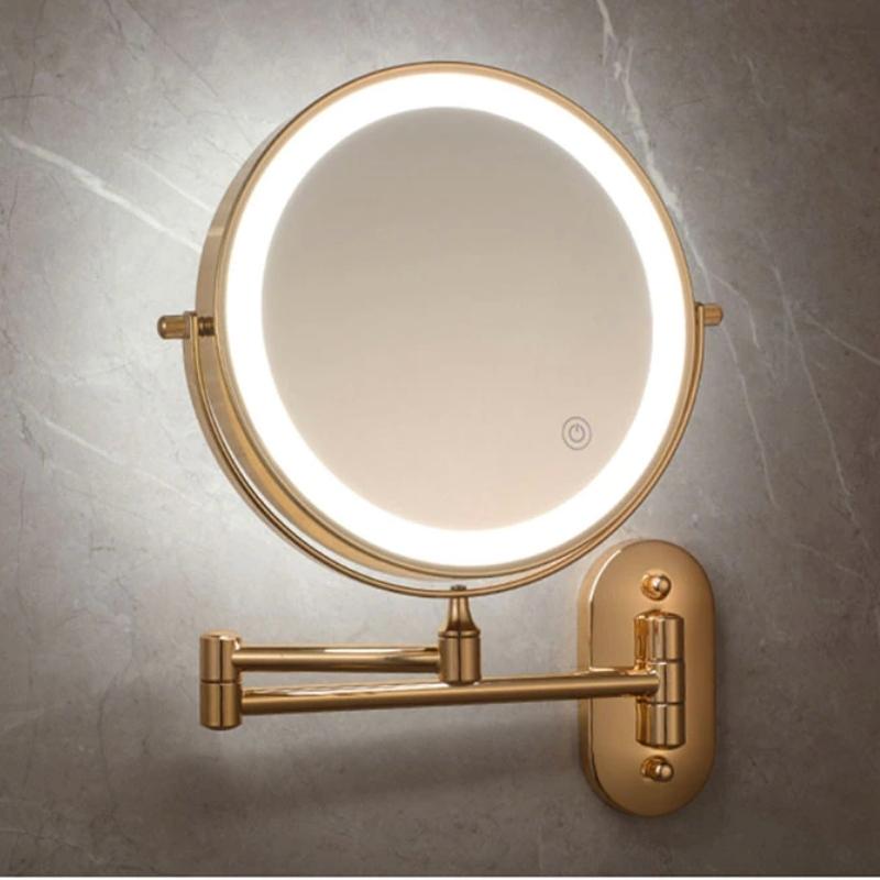 Stornfield | GlamGlow Deluxe LED Makeup Mirror – Magnifying Vanity Mirror with Dimmable Light