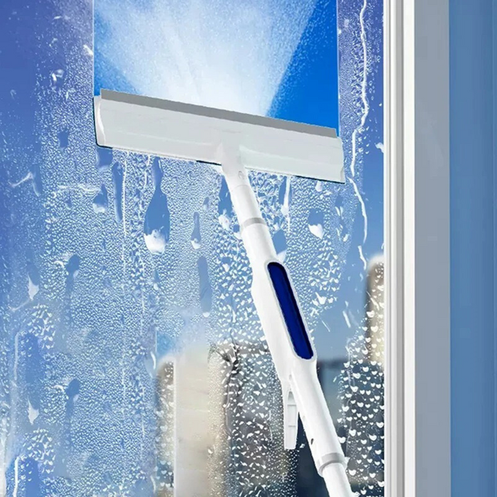 Stornfield | 3-in-1 Rotatable Window Cleaner with Telescopic Handle and Spray Function