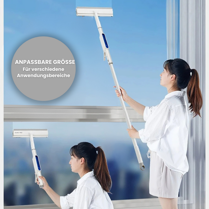 3-in-1 Rotatable Window Cleaner with Telescopic Handle and Spray Function | Stornfield