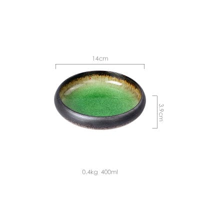 Glazed bank deep plates | Stornfield
