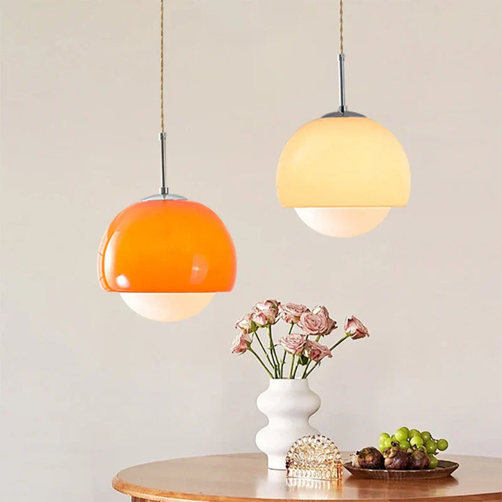 Nordic Glass Pendant Light – Retro Hanging Lamp for Dining Room & Kitchen | Stornfield