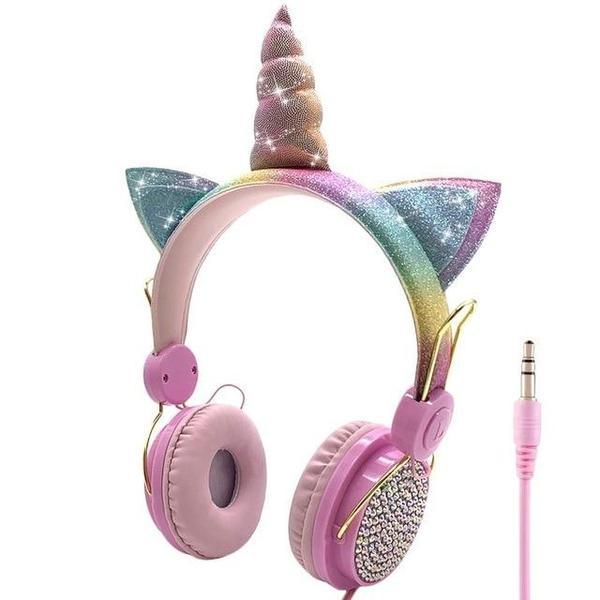 Glittery Unicorn Headphones | Stornfield