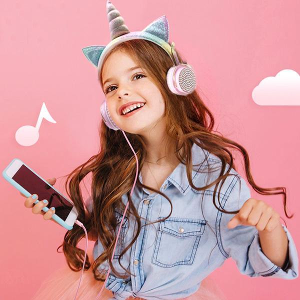 Glittery Unicorn Headphones | Stornfield