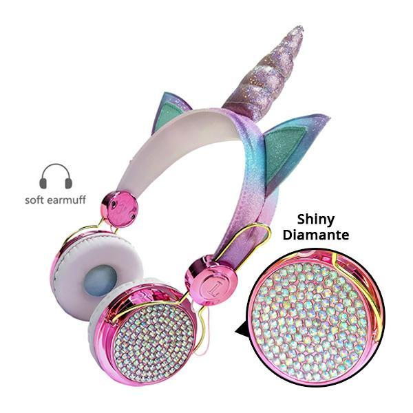 Glittery Unicorn Headphones | Stornfield