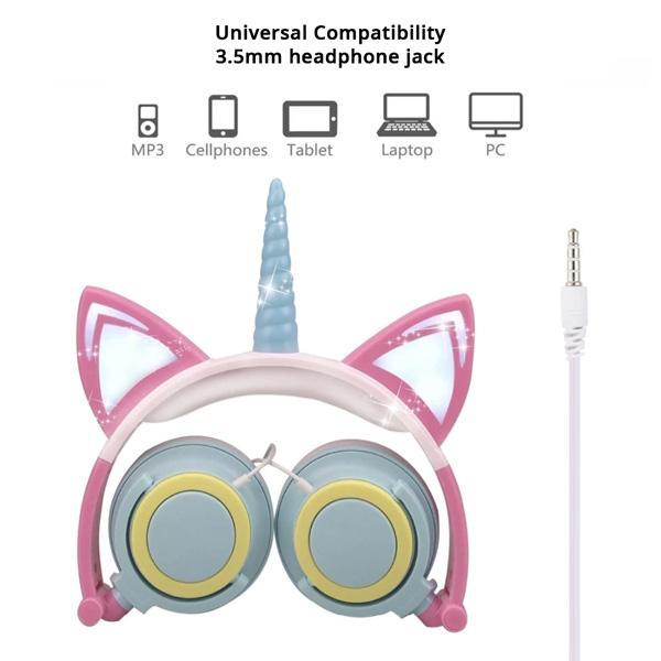 Glittery Unicorn Headphones | Stornfield