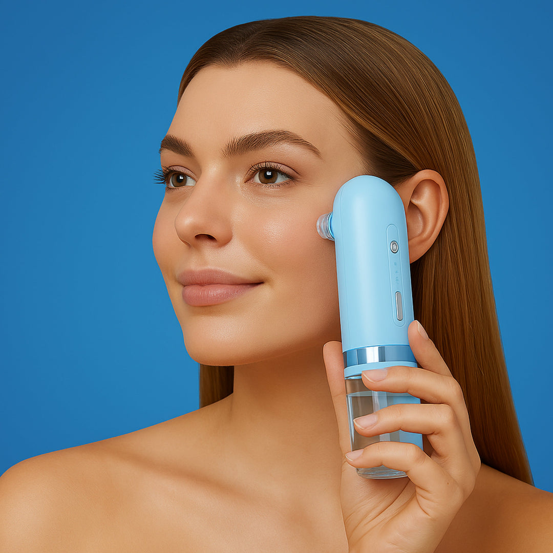 GlowPure | Hydra Dermabrasion Device – Deep Pore Cleansing – Gentle Water-Based Exfoliation – At-Home Facial Treatment for Sensitive Skin Stornfield