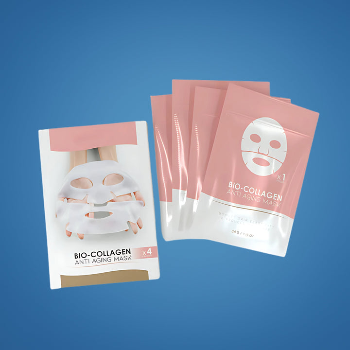 GlowRevive | Collagen Fabric Mask – Overnight Hydrating Treatment – Hydrogel – Stornfield Anti-Aging Skincare