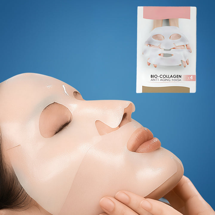 GlowRevive | Collagen Fabric Mask – Overnight Hydrating Treatment – Hydrogel – Stornfield Anti-Aging Skincare