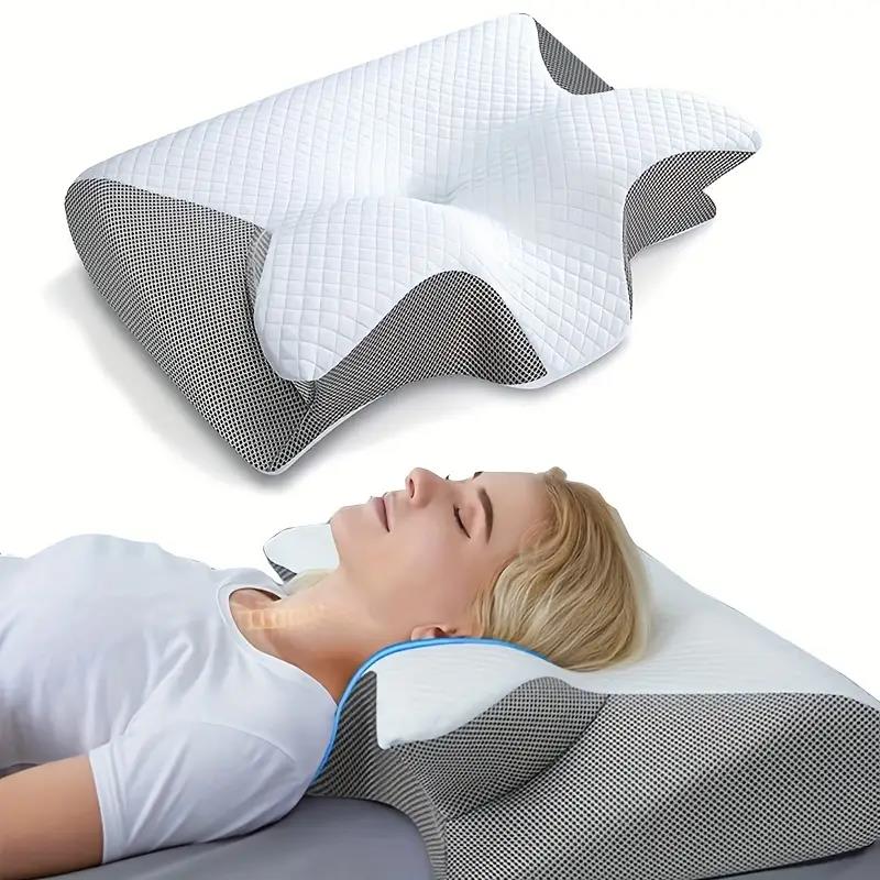 CloudRest - Ergonomic Memory Foam Pillow for Neck and Shoulder Support Stornfield