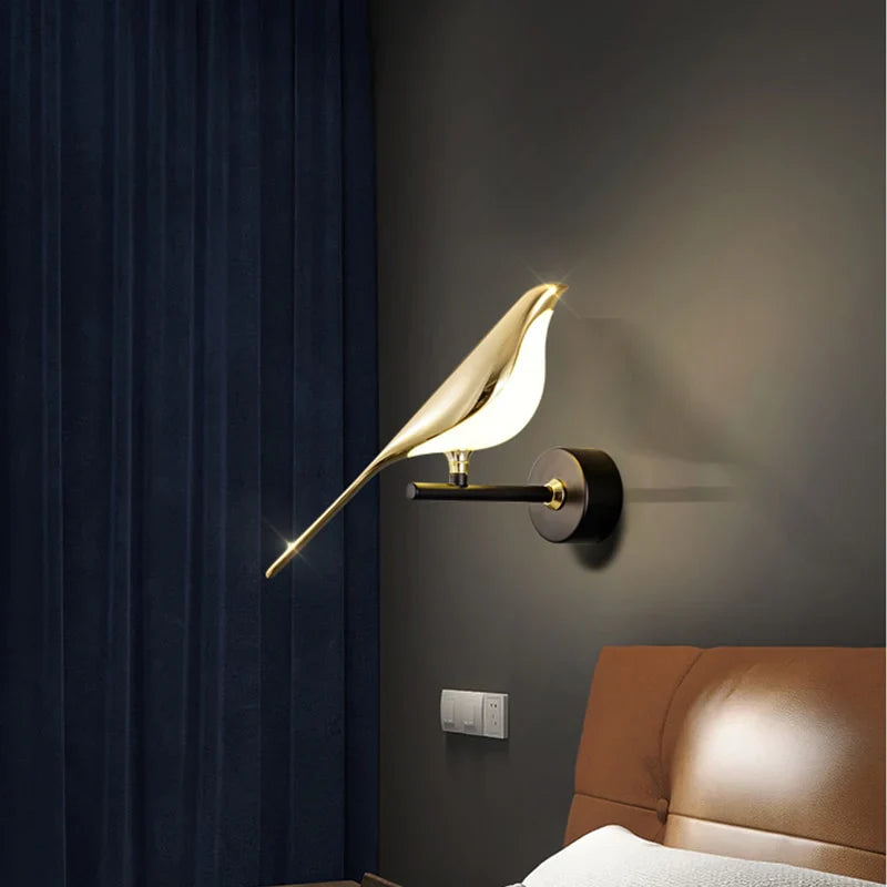 Applique murale Oiseaux d'Or