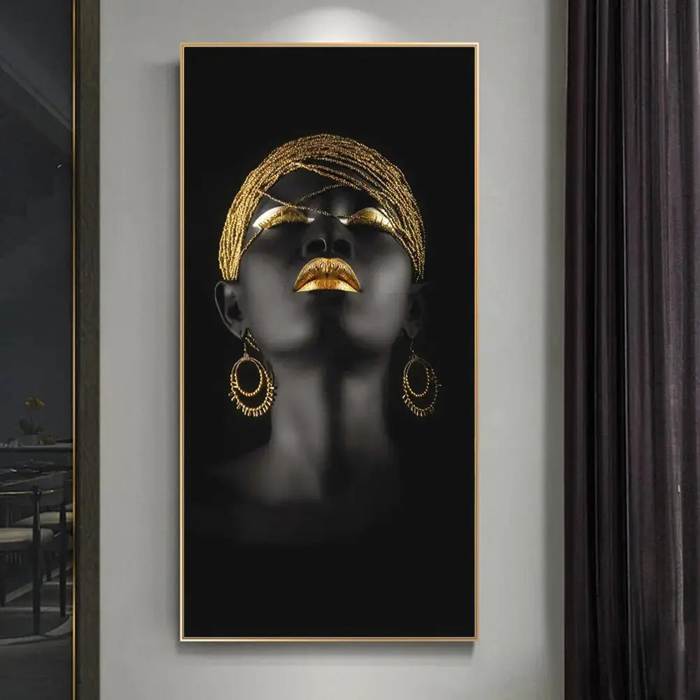 Stornfield | Golden Lady Canvas Art