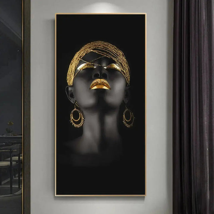 Stornfield | Golden Lady Canvas Art