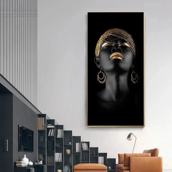 Stornfield | Golden Lady Canvas Art