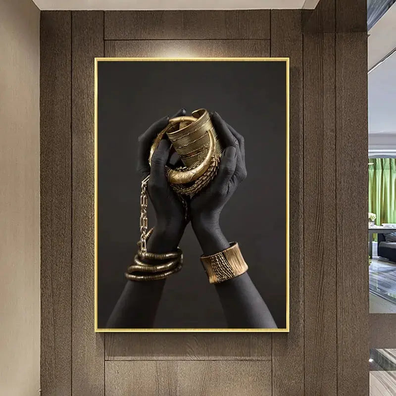 Stornfield | Golden Lady Canvas Art
