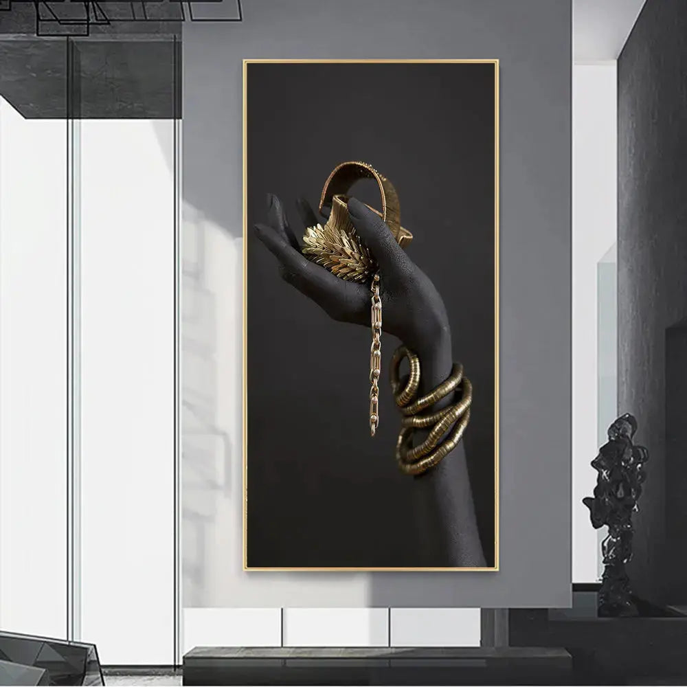 Stornfield | Golden Lady Canvas Art