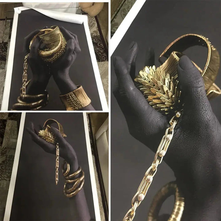 Stornfield | Golden Lady Canvas Art