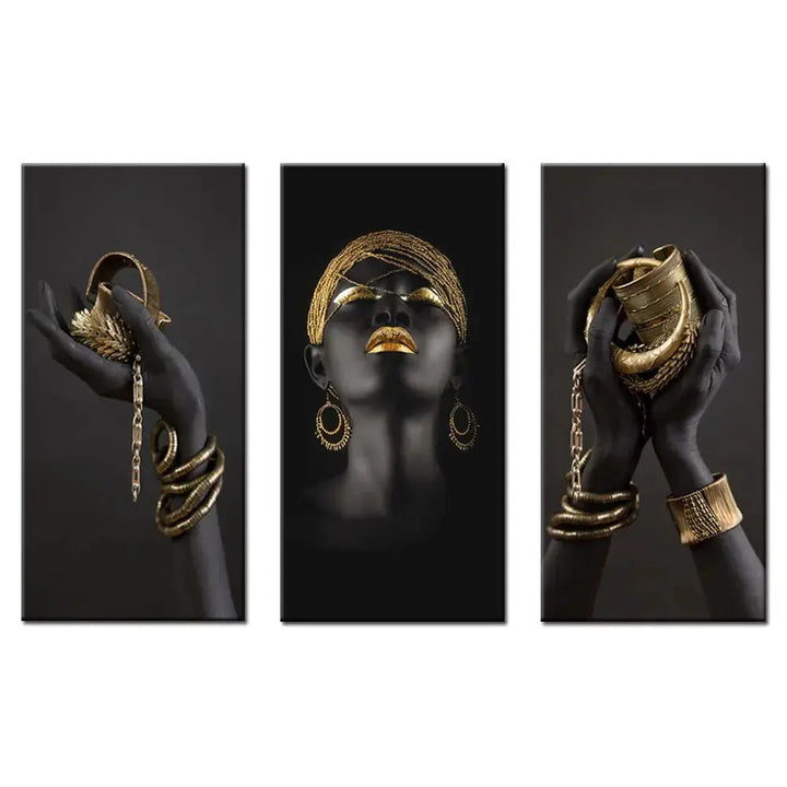 Stornfield | Golden Lady Canvas Art