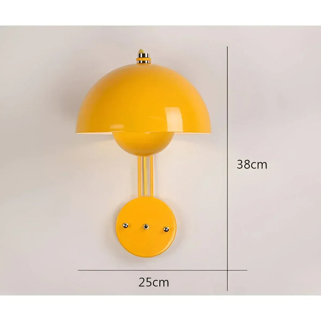 Stornfield | BudLume - Cozy Scandinavian Mushroom Wall Lamp