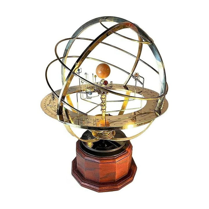 KosmosMaster Grand Orrery – Handcrafted Solar System Model with 28 Moons and 9 Planets | Stornfield