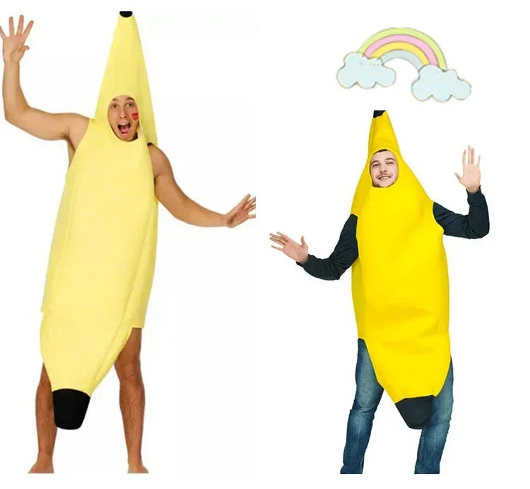 Yellow Banana Costume for Men – Funny Outfit for Carnival, Halloween, and Themed Parties | Stornfield