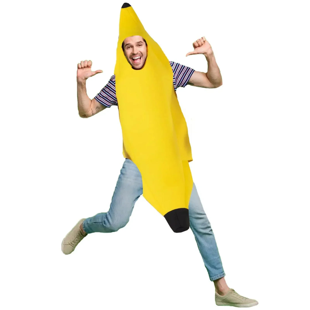 Yellow Banana Costume for Men – Funny Outfit for Carnival, Halloween, and Themed Parties | Stornfield