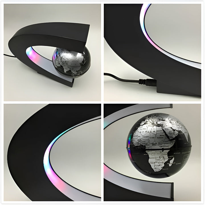 Stornfield | Floating Globe with LED Lighting and Educational Touch
