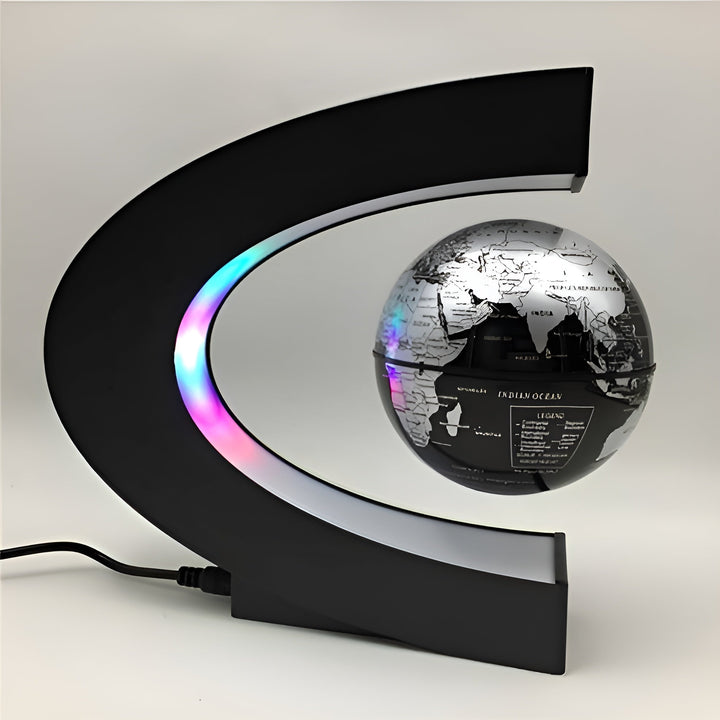 Stornfield | Floating Globe with LED Lighting and Educational Touch