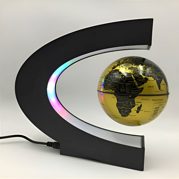 Stornfield | Floating Globe with LED Lighting and Educational Touch