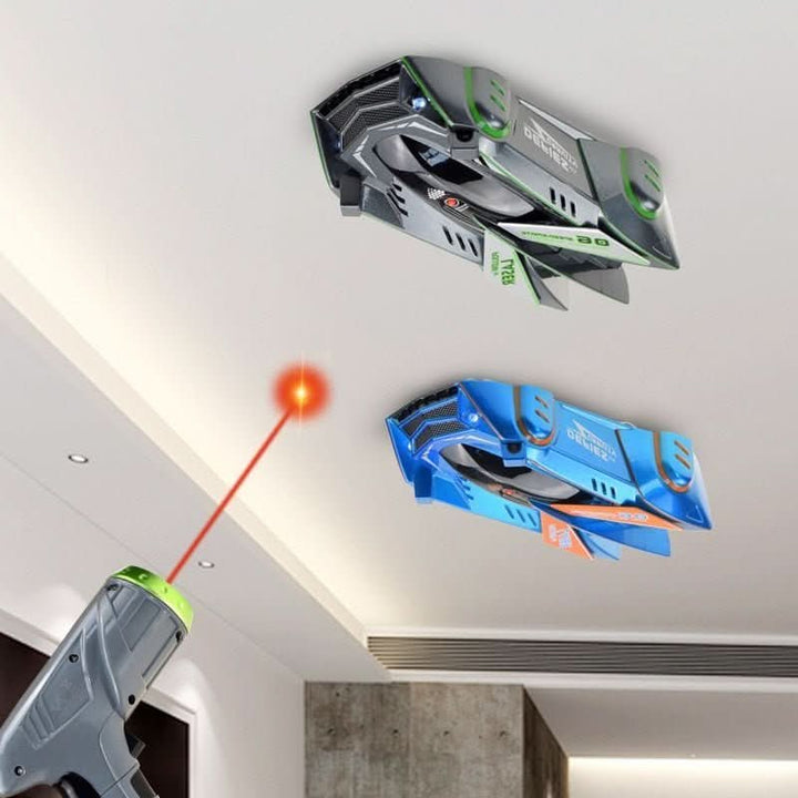 Stornfield | Laser-controlled wall climbing RC car