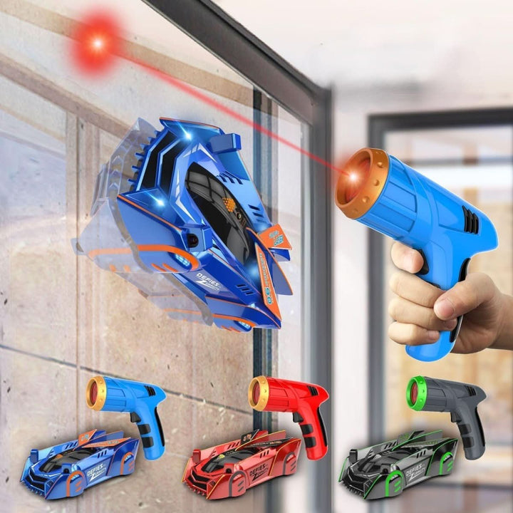 Stornfield | Laser-controlled wall climbing RC car