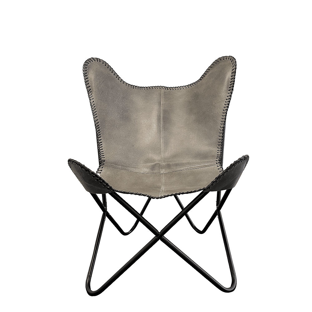 Bat chair made of real leather (available in different colors) | Stornfield
