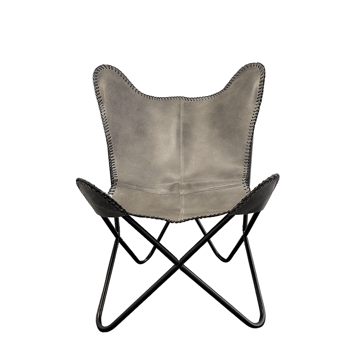 Bat chair made of real leather (available in different colors) | Stornfield